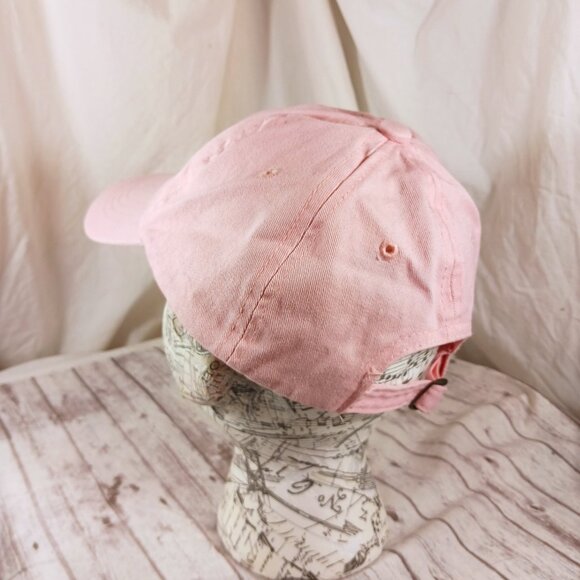 Kermit the Frog Sipping Tea Women's Pink Baseball Hat Adjustable Strap Back OS - Picture 5 of 10